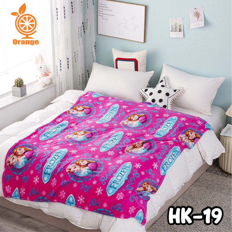 Selimut Bulu Karakter Selimut Motif Karakter Selimut Anak Selimut Dewasa Selimut Tebal 150X200Cm WFS