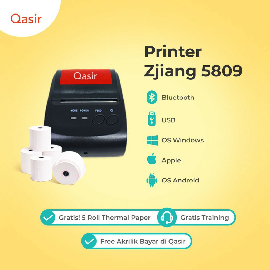 Printer Bluetooth Kasir/ Zjiang 5809
