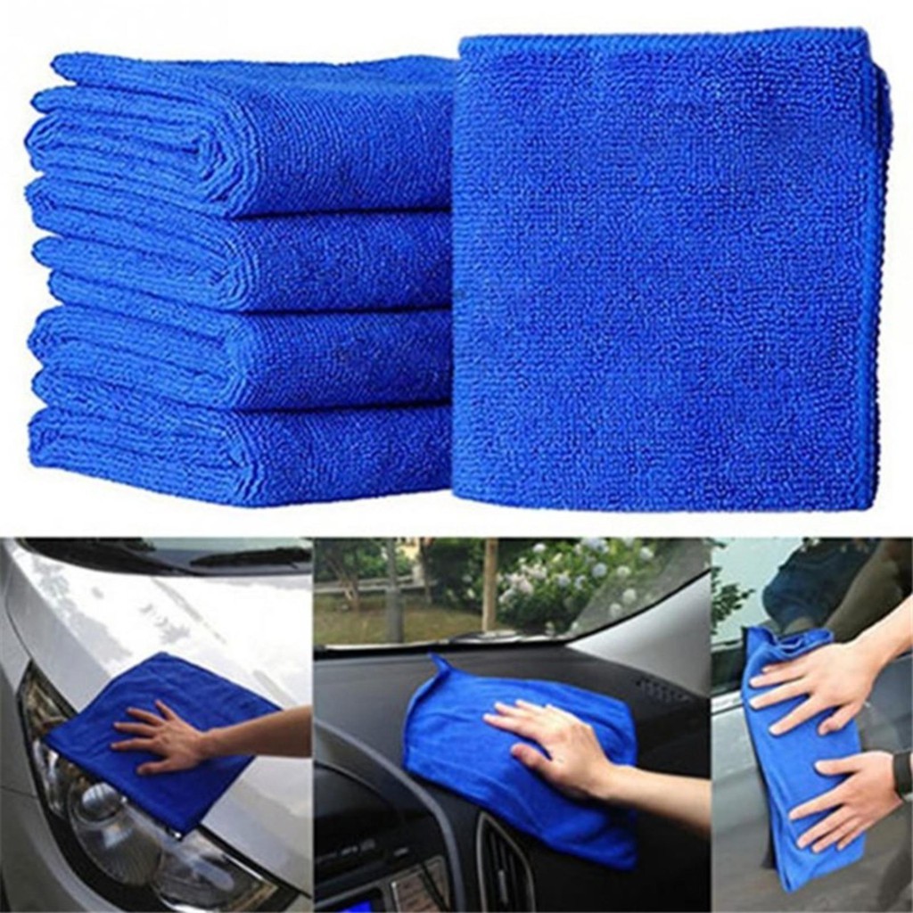 Handuk Kain lap Microfiber Super Soft 30x30cm Serbaguna Motor Mobil