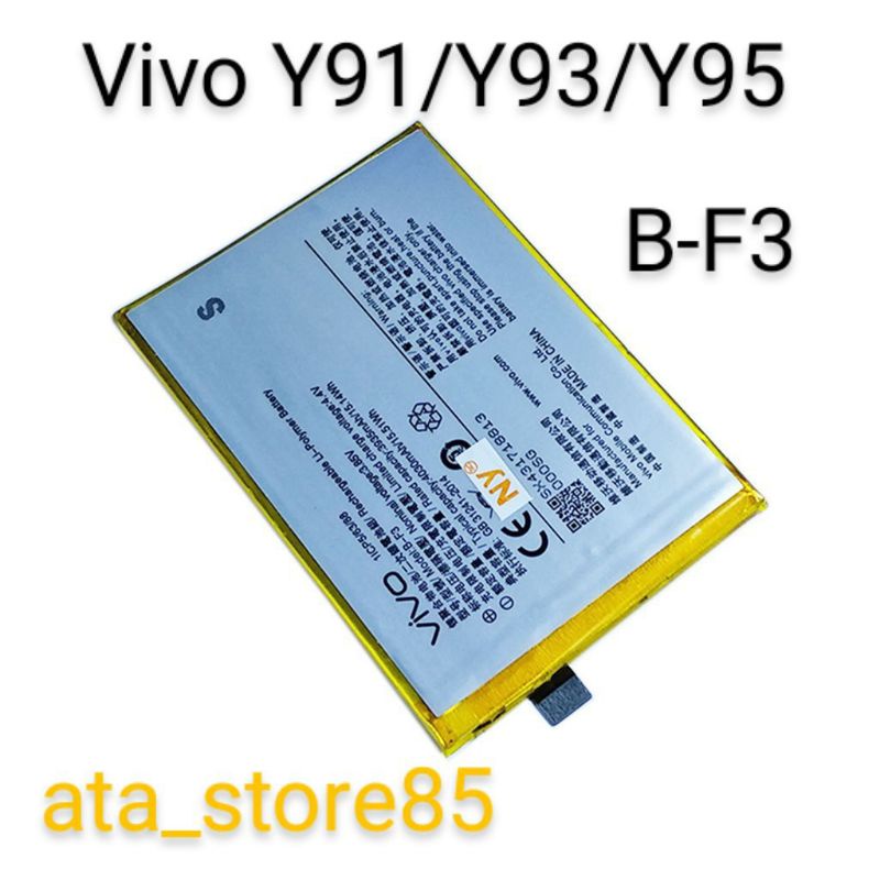 Battery Vivo Y91 / Y93 / Y95 / Y91C B-F3 Baterai Batre Batery Original