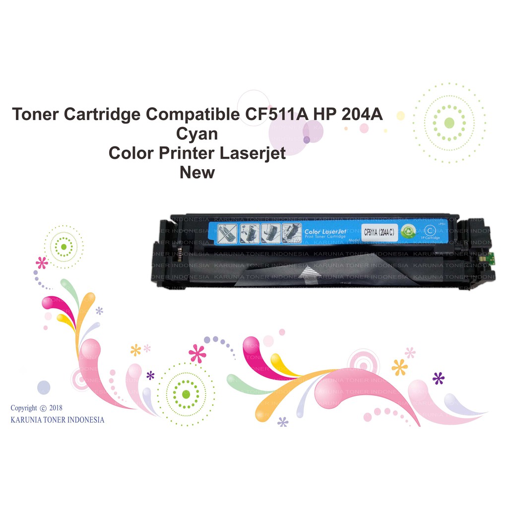 Cartridge Toner Compatible HP Color LaserJet CF510A 204A Pro M154a M154nw MFP M180n M180nw M181fw