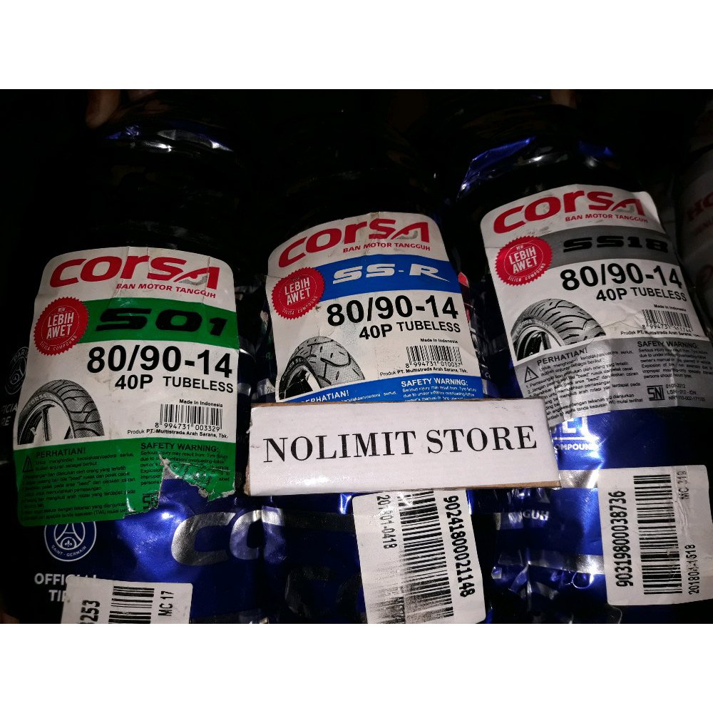 ban corsa tubeless 80 90   14 Terbaik