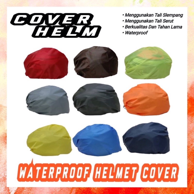 Sarung Helm Full / Half Face Cover Helm Waterproof Tas Helm Premium