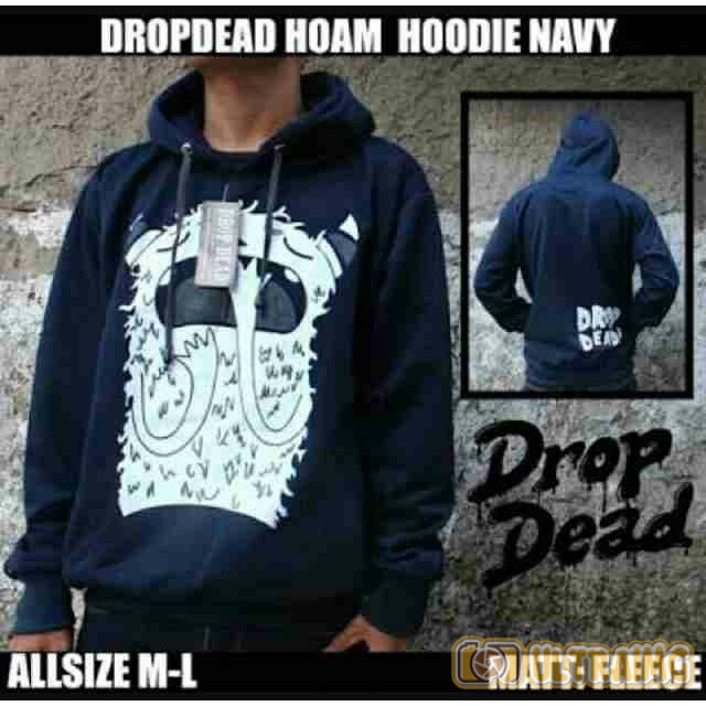 JAKET DROP DEAD KATUN HOODIE ORIGINAL PREMIUM