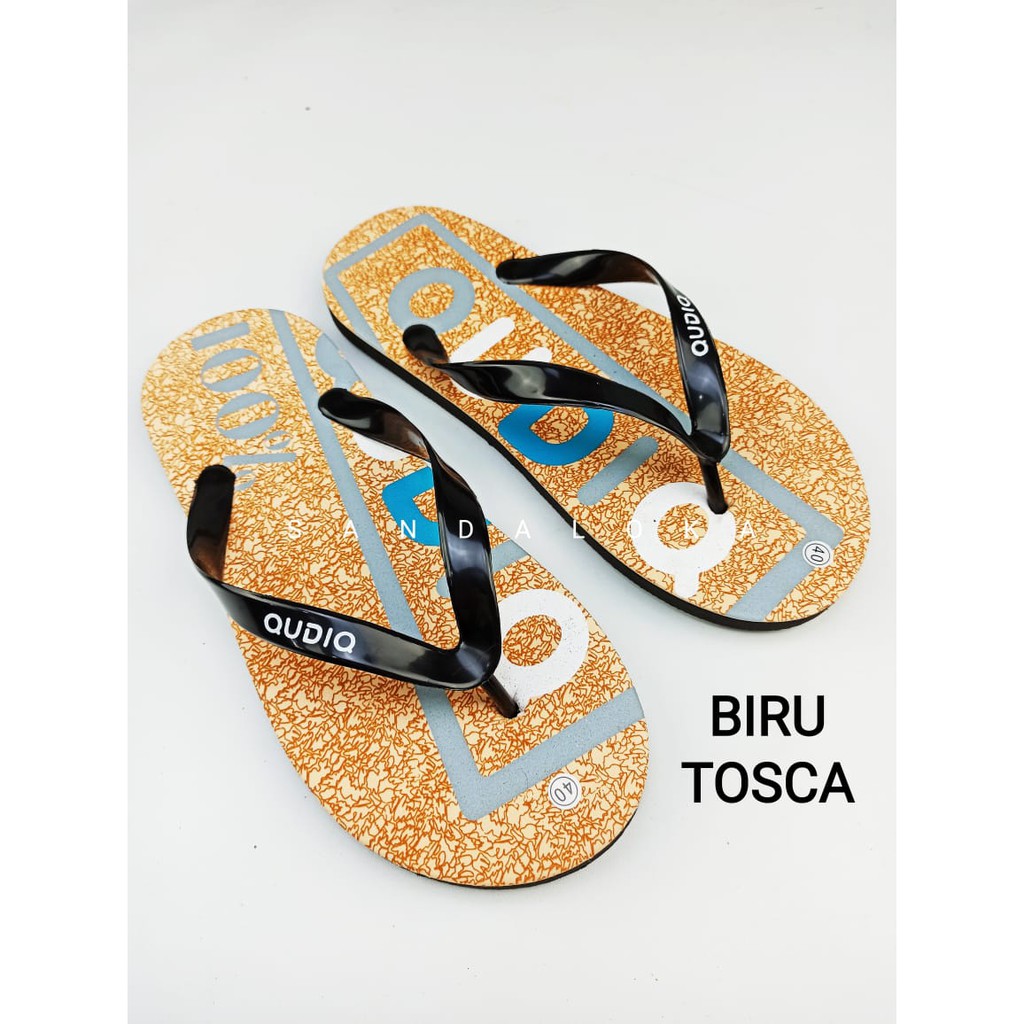 Sandal Jepit Pria Qudiq | Sandal Oudio | Sendal Distro Surfing Casual | Sandal Jepit