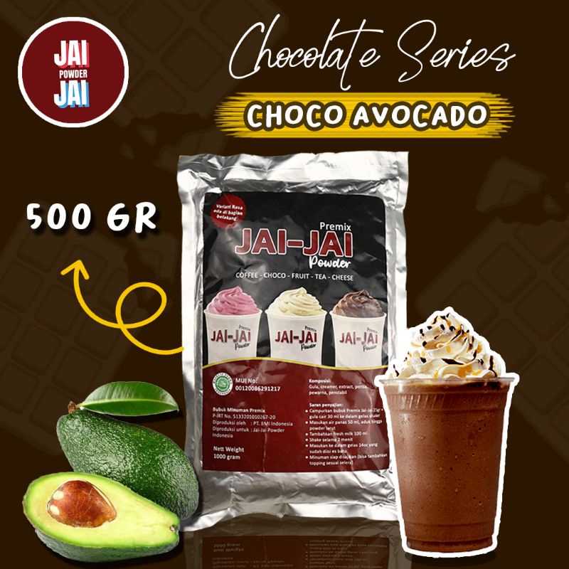 

Bubuk Minuman 500gr - Choco Avocado - Jai Jai Powder