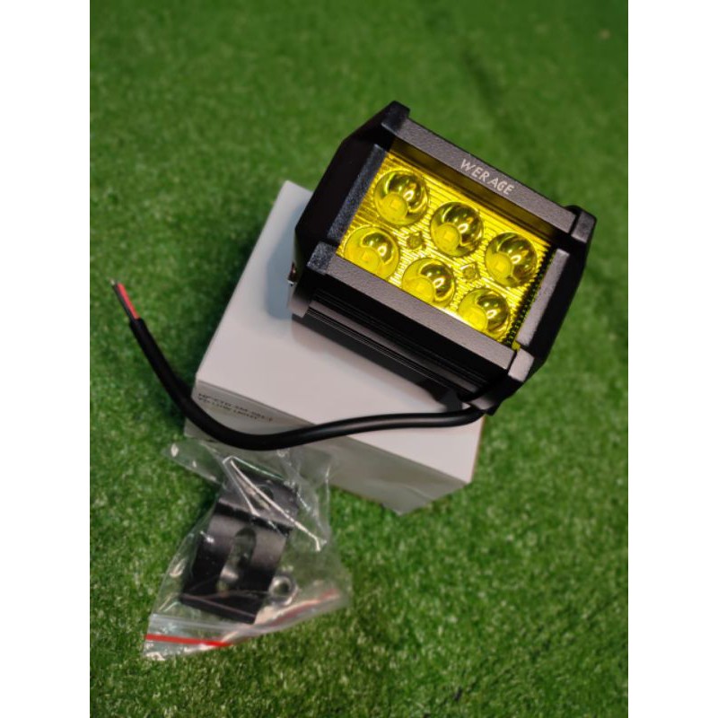 LAMPU LED 6 MATA KOTAK MERK WERACE