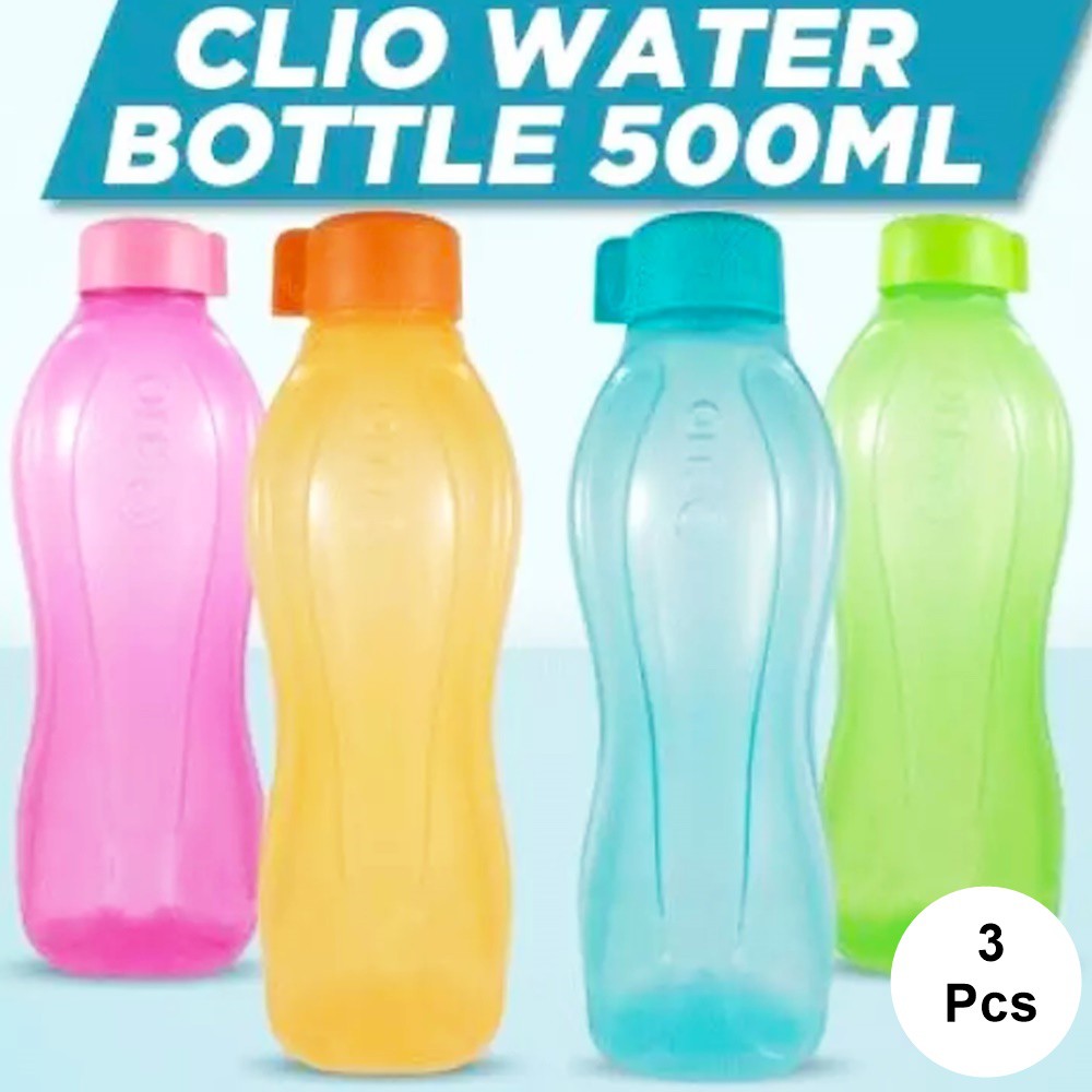 Botol Minum Clio Evo 500 ml - isi 3 pcs Random