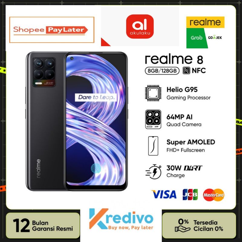 Realme 8 8/128 NFC Resmi Realme