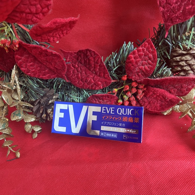 EVE QUICK Headache 40 pills (Obat Sakit Kepala) Original Jepang