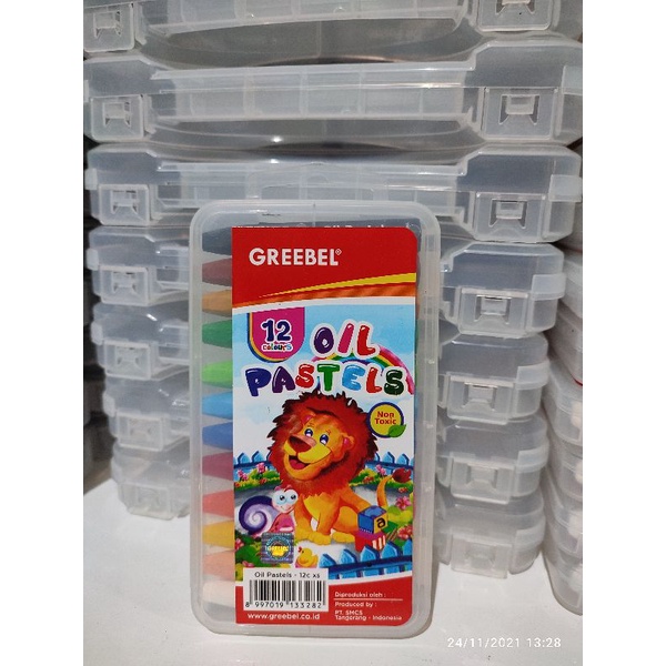 

Crayon Greebel Kids Oil Pastel 12 Warna