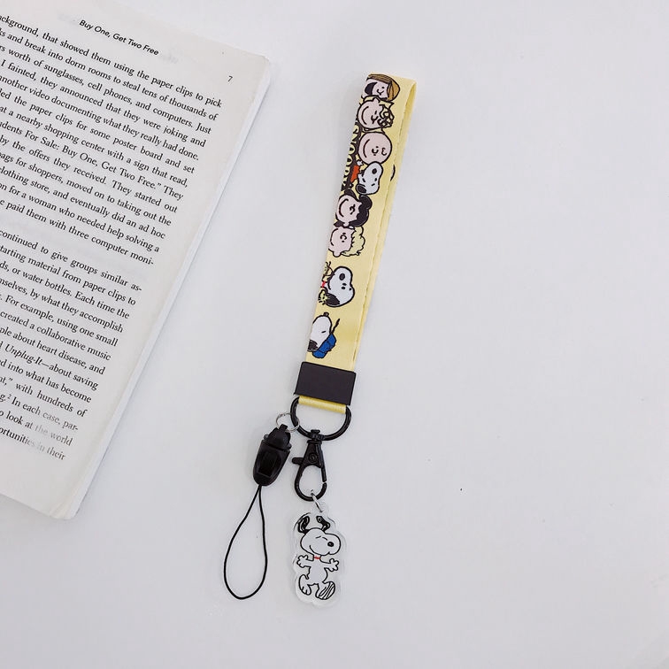 Tali lanyard Pendek Motif Kartun Lucu Untuk Handphone