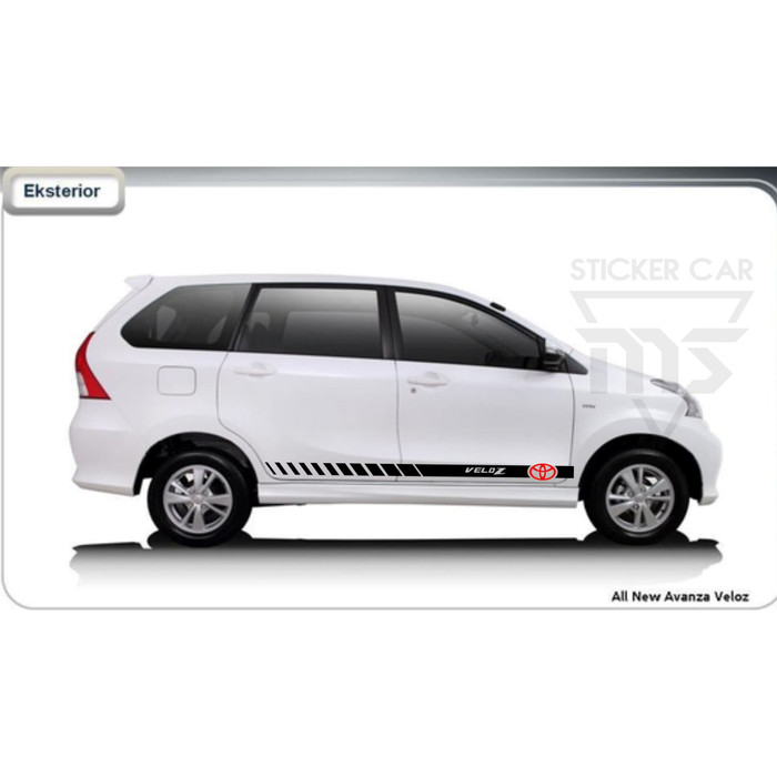 Sticker Veloz List Body Stiker Mobil Toyota Avanza Veloz Keren