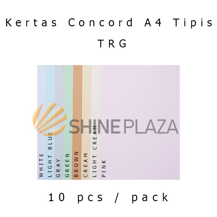 

Langsung Order Kertas Concord A4 Tipis - Kertas Concorde A4 Tipis - Pink Berkualitas