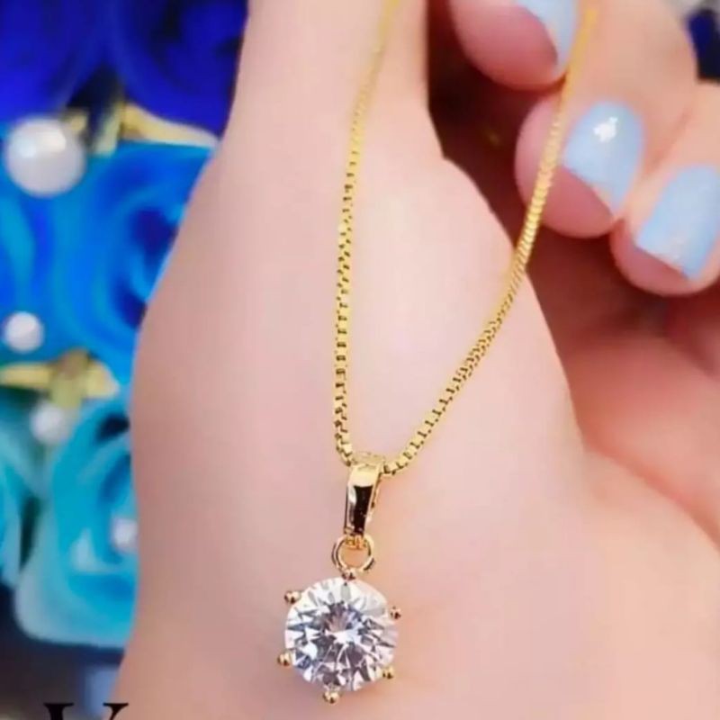 Kalung Mata Satu Cantik Elegan