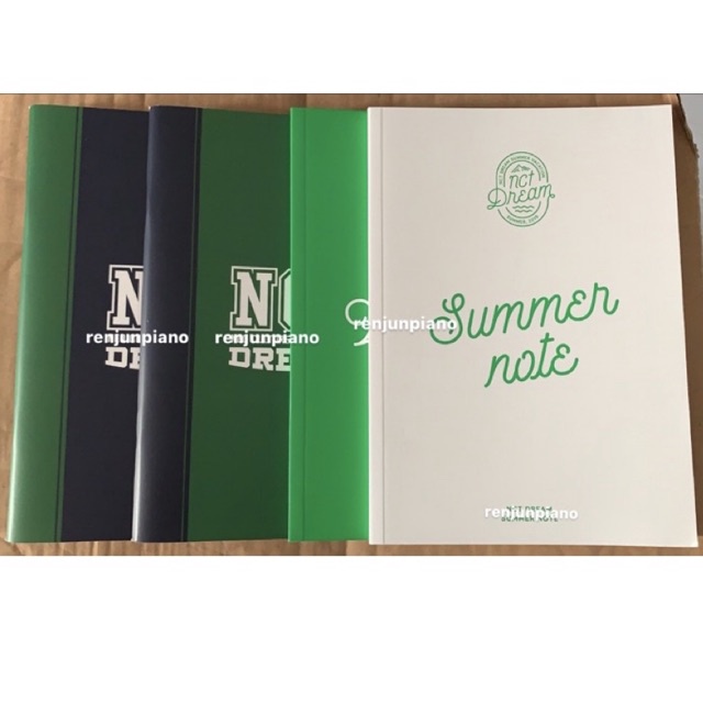 nct dream note ; summer vacation back to school 2019