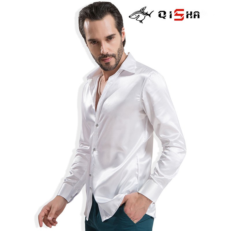 silk formal shirts