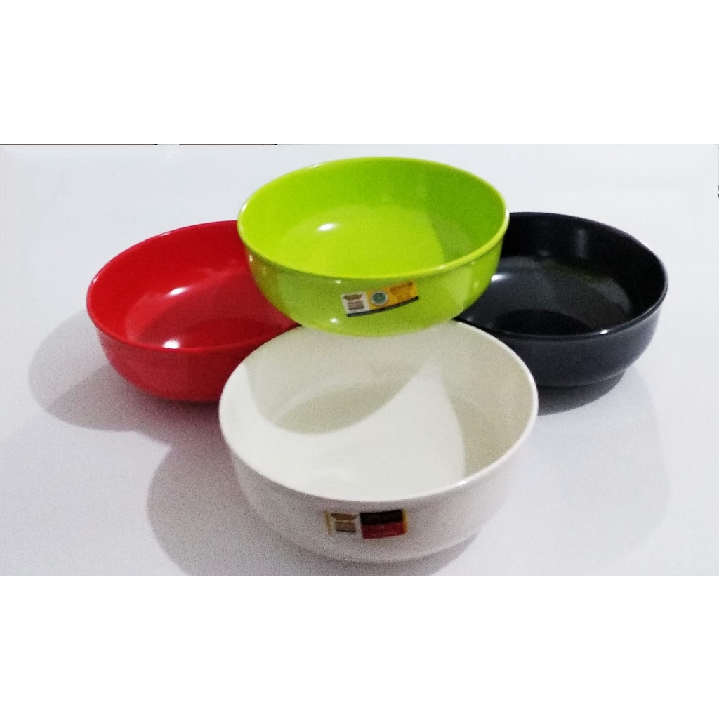 MANGKOK SOTO W1107 Mangkok Melamin Ceper Golden Dragon Ceper 7 inch READY WARNA MERAH, GADING, HIJAU