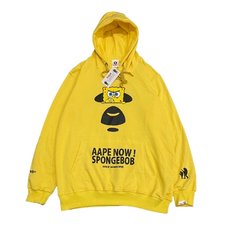 Hoodie SPONGEBOB Yelow | Sweatshirt Hoodie SPONSBOB Original KATUN Best Quality