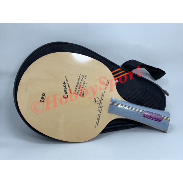 Bad Bat Bet Blade Pingpong / Tenis meja 729 Super-2 Outlet Carbon Kayu