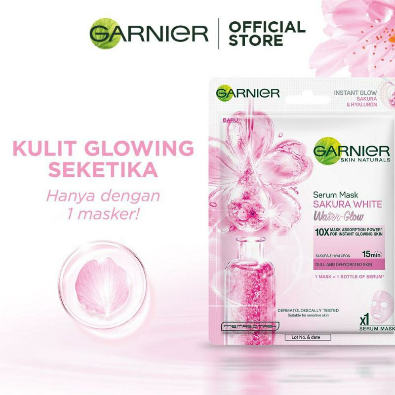 garnier serum mask sakura