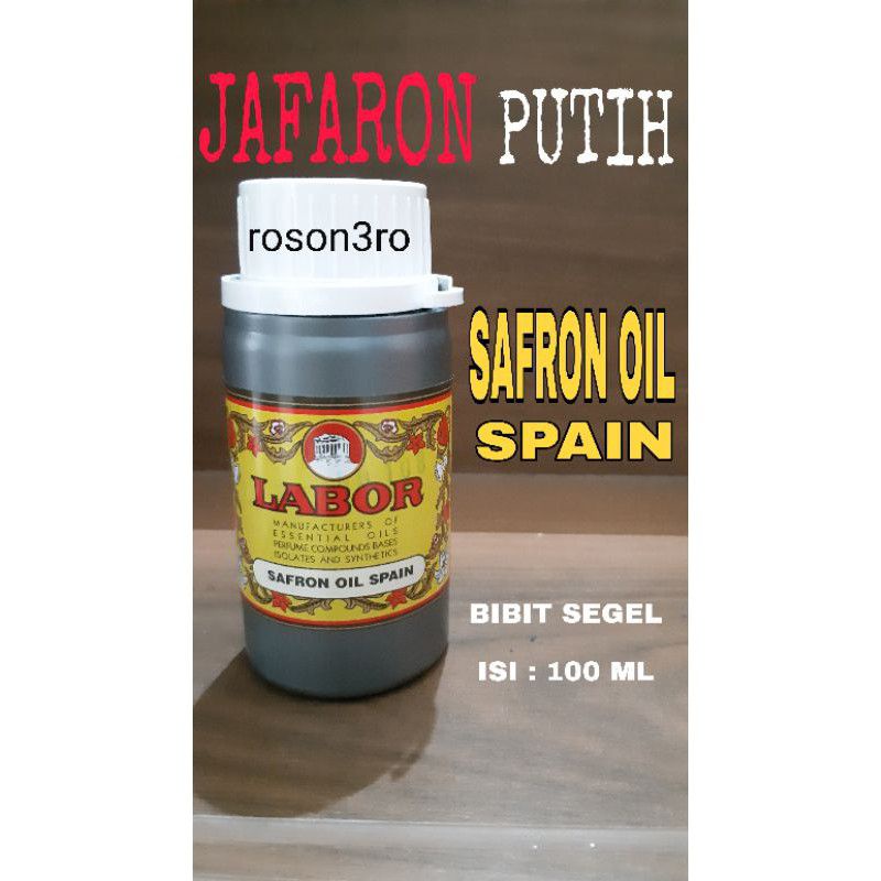 PARFUM JAFARON PUTIH 500ML / SAFRON OIL SPAIN  BIBIT LABOR