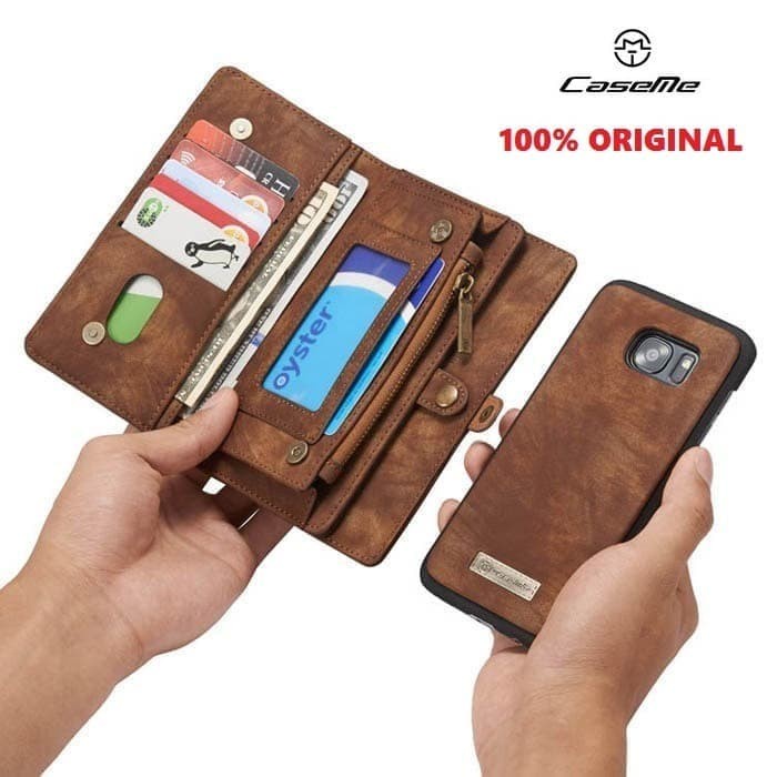 CASEME SAMSUNG S7 EDGE WALLET SLOT CARD CASE LEATHER FLIP COVER POUCH