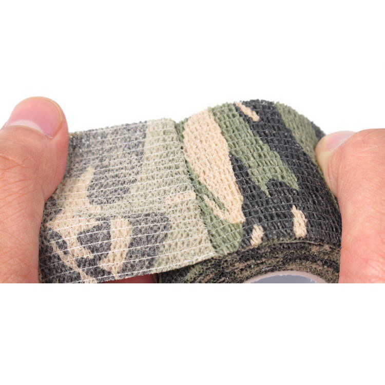 Camouflage Retractable Tape Hunting Survival Kit / Lakban Ajaib - Camouflage OMOT1HCO