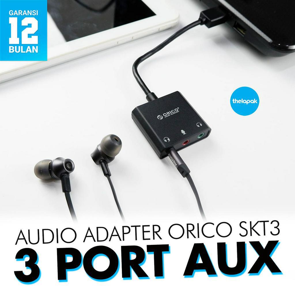 Audio Adapter Orico SKT3 USB Audio Adapter Original Garansi Resmi