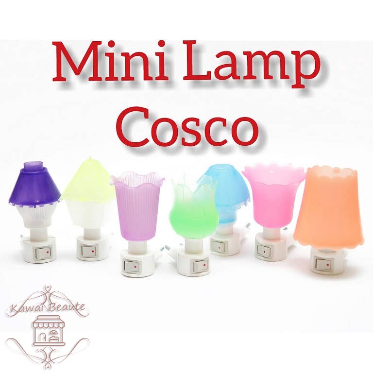 Lampu Tidur Cosco - Mini Lamp Tidak Silau, Cocok Untuk Segala Ruangan, siap menemani tidur lelapmu.