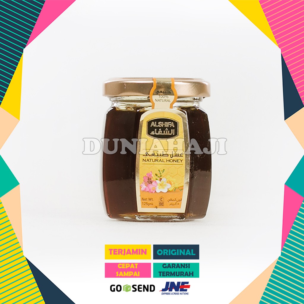 

Madu Arab ALSHIFA 125 GR / Madu Murni Al shifa 125gram Herbal 100% Original / Oleh Oleh Haji Umroh