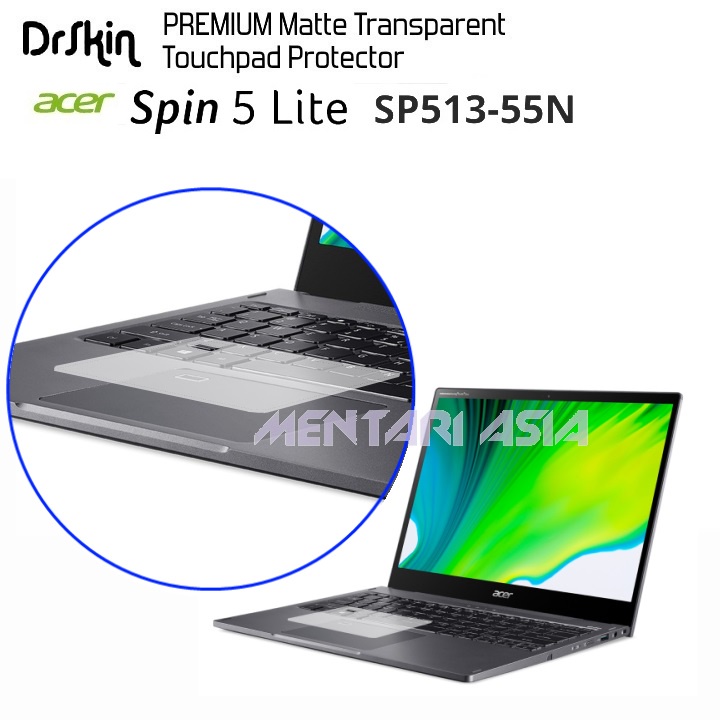 Touchpad Protector ACER Spin 5 Lite SP513-55N - DrSkin MATTE Translucent