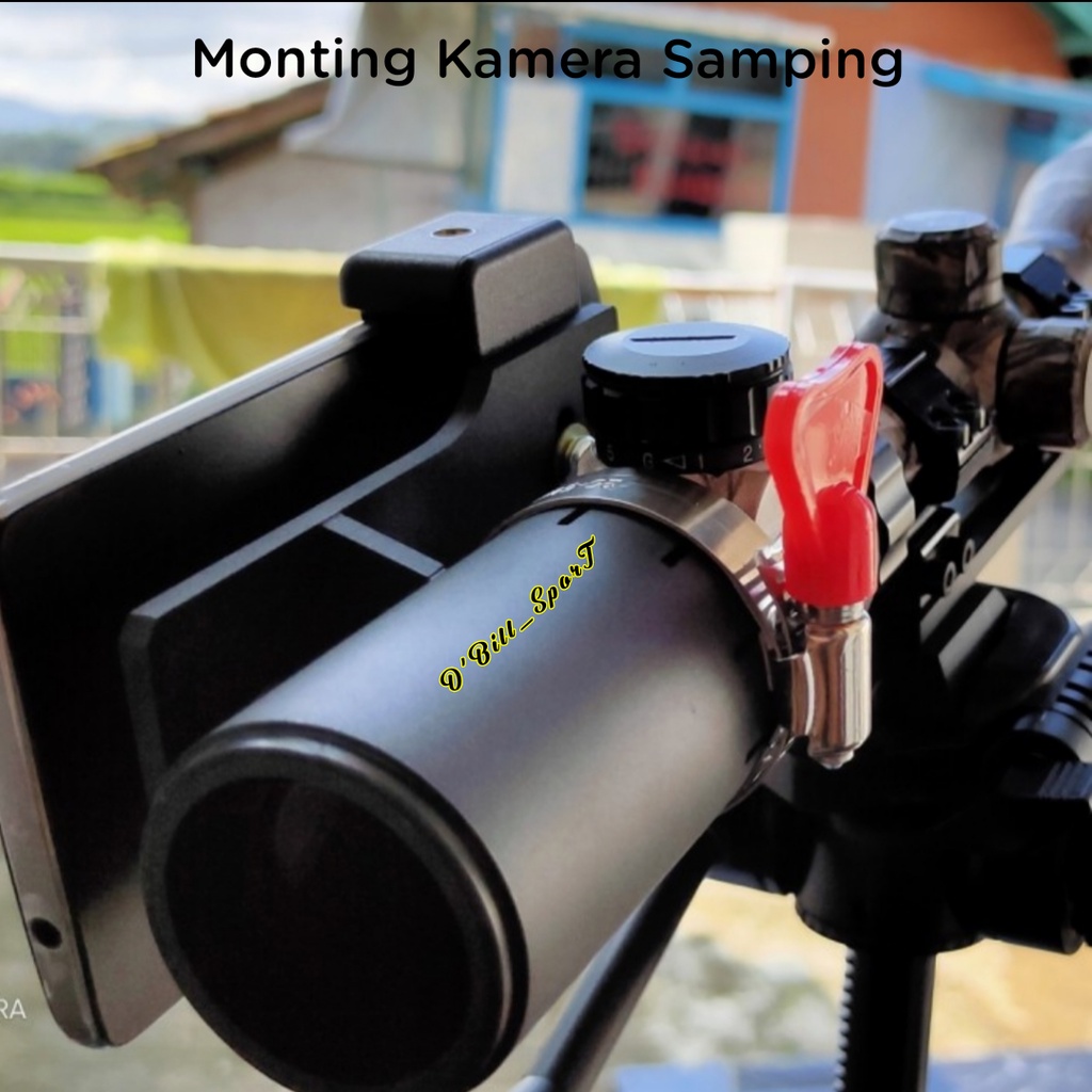 Mounting Kamera Teleskop Samping