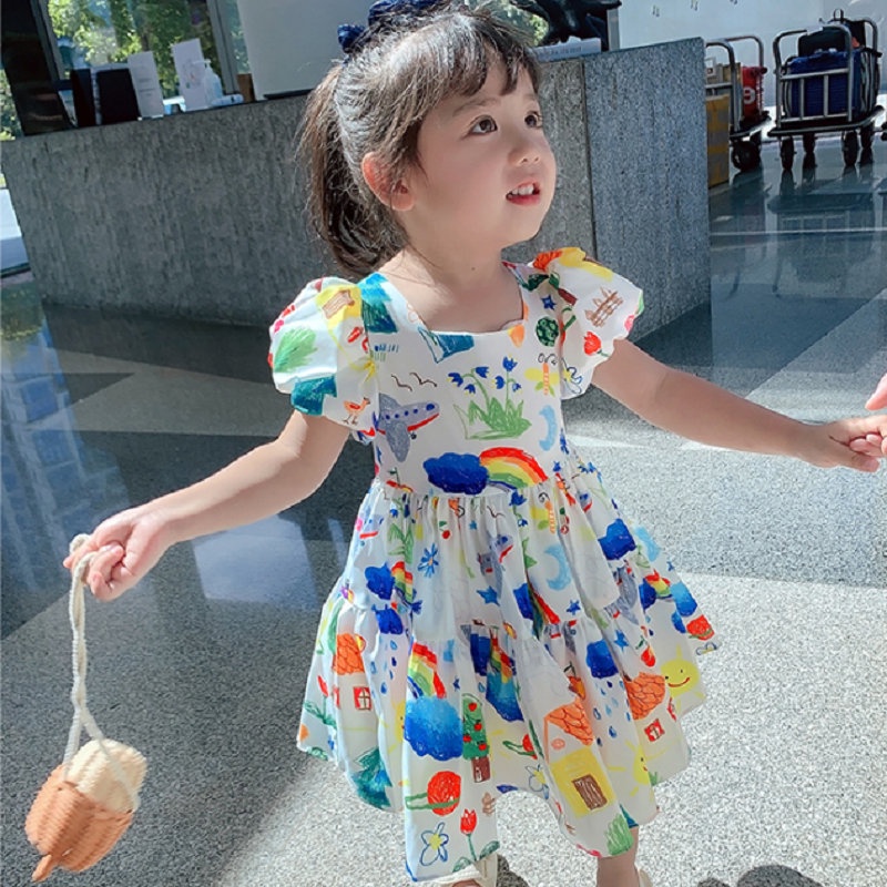 HappyOliver DRESS BEATRIX ML58931 EBV Baju Dress Anak Perempuan Import/Dress Bayi Perempuan/Gaun Bayi Perempuan/Dress Pesta/Dress Bayi