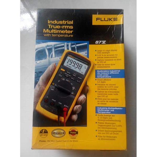 Fluke 87V Digital Multimeter + sarung fluke C35