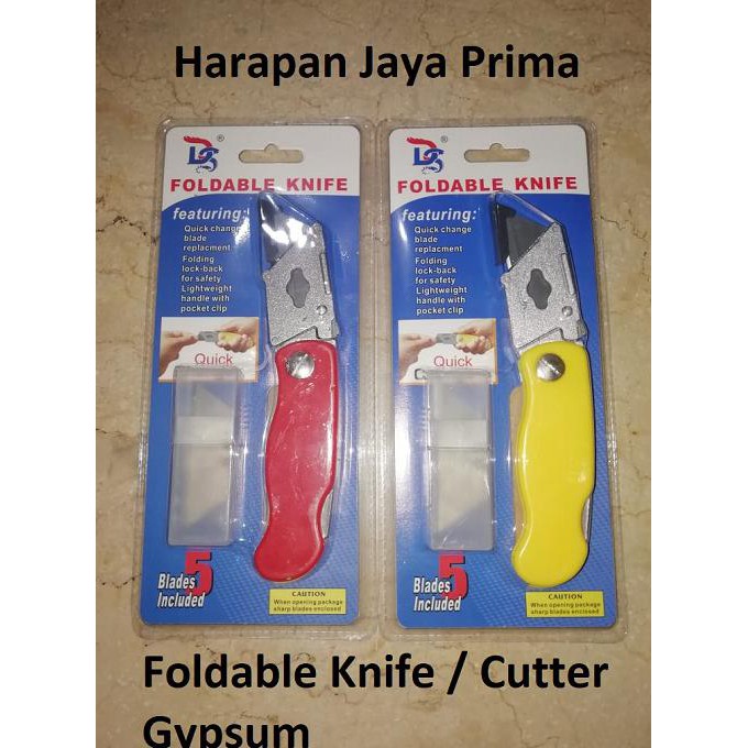 

Yang Dicari] Cutter Gypsum / Foldable Knife Cutter / Pisau Potong Grc Triplek