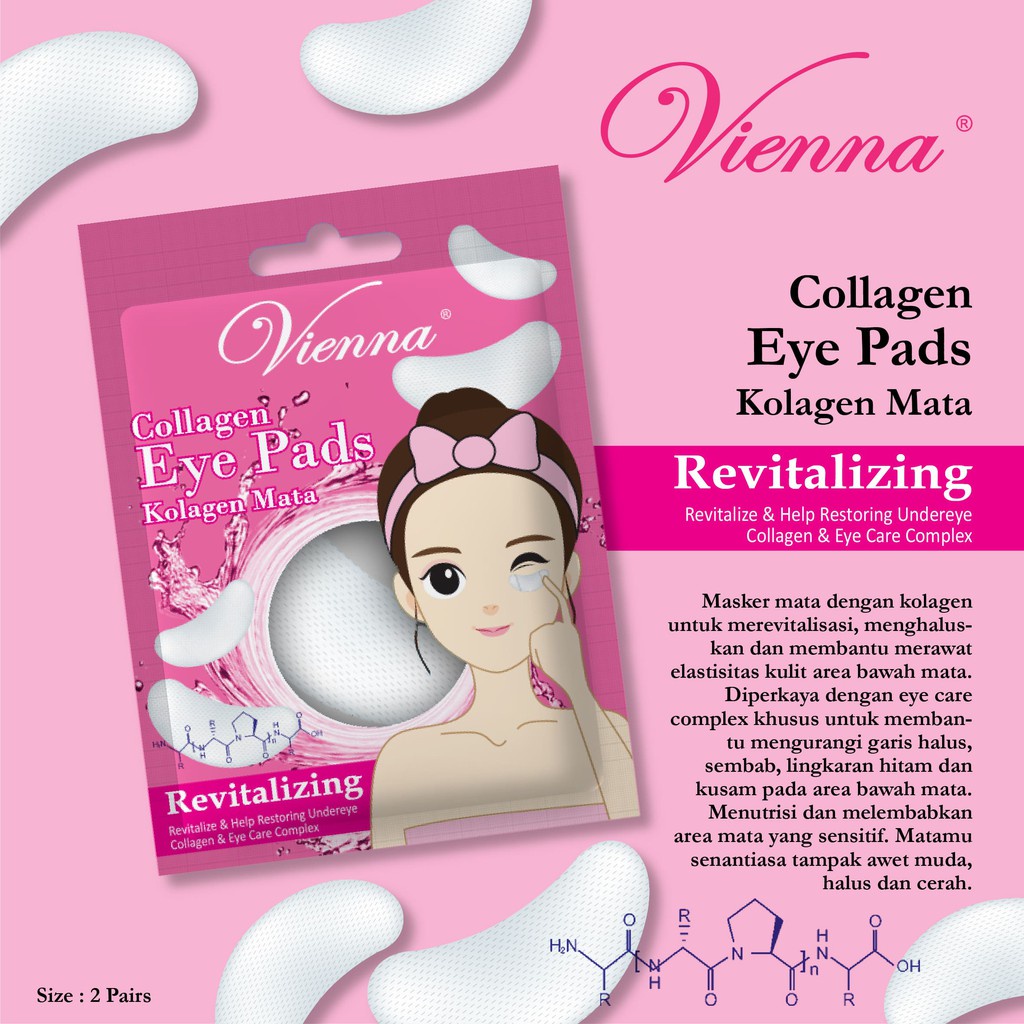 Vienna Collagen Eye Pads Revitalizing - Kolagen Mata