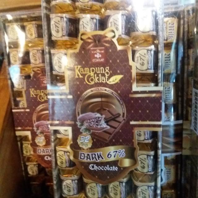 

COKLAT DARK 67% ISI 32 BIJI KHAS KAMPUNG COKLAT BLITAR
