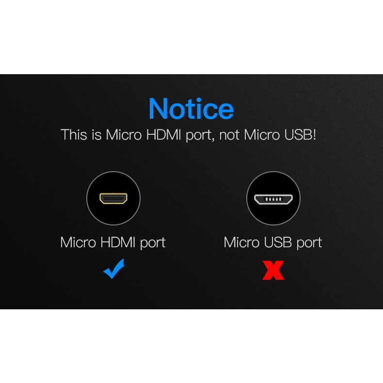 ( Bisa COD ) Vention Kabel HDMI to Micro HDMI v1.4 Full HD 3D High Speed VAA D03 Ori