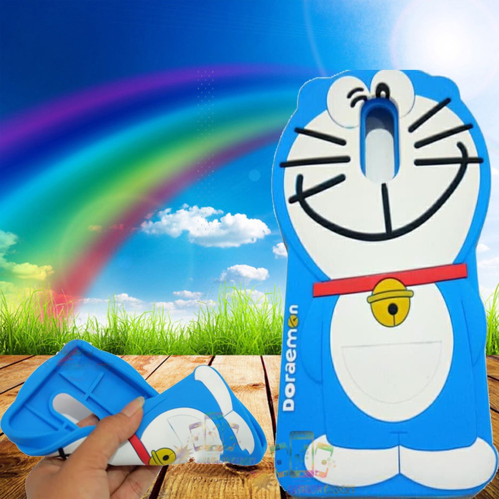 Silikon Doraemon Case Casing Boneka Xiaomi Redmi 5 Plus Softcase Silicon 3D Doraemon Xiaomi Redmi 5+