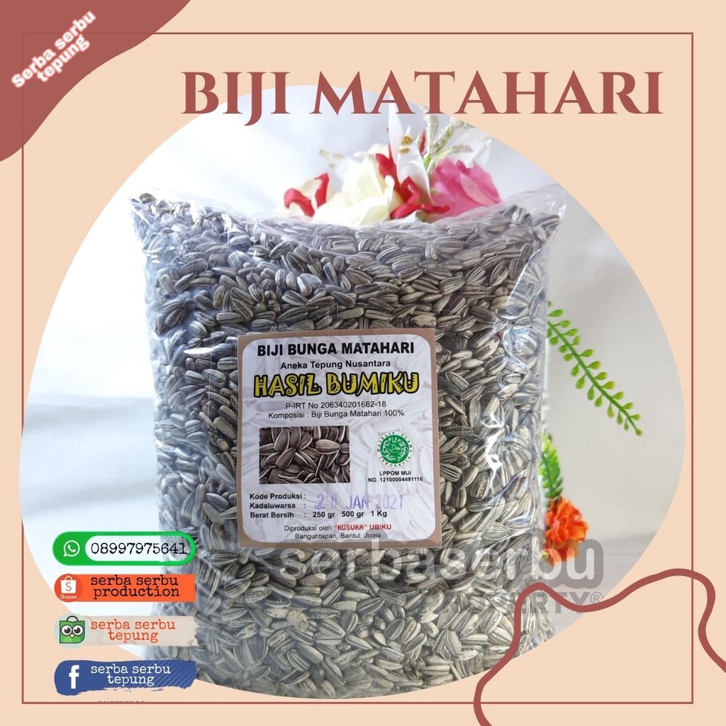 

Biji Bunga Matahari(250gr) | Menjaga Kadar Gula Darah