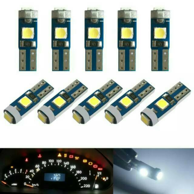 Lampu T5 led indikator speedometer panel ac mobil