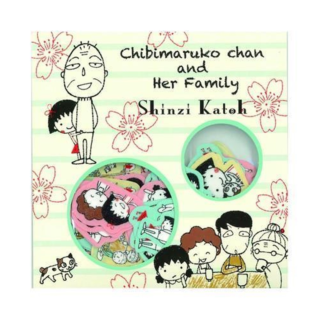 

Shinzi Katoh Chibi Maruko-Chan And Her Family Flake Sticker
