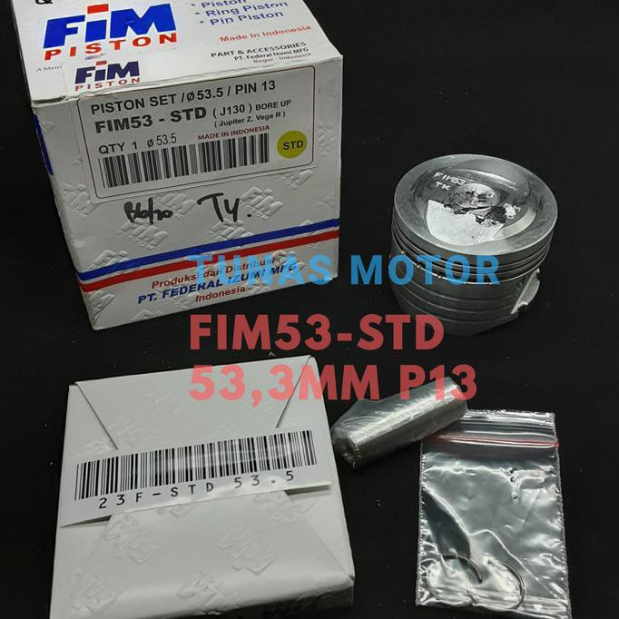 Best Piston Seher Fim53 Std 53.5 Mm Pen 13 Jupiter Z Vega R Bore Up Izumi