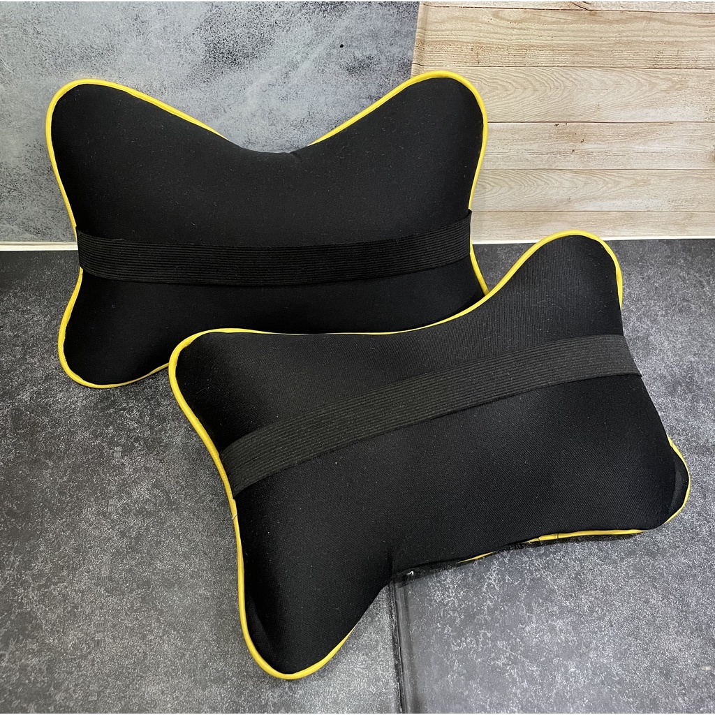 Bantal Mobil Mabes Polr* Hitam - Bantal Mobil - Bantal Kepala Mabes Polr*