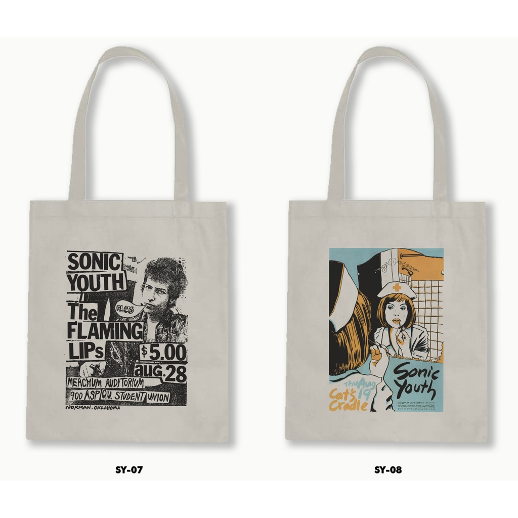 TOTE BAG RESLETING - SONIC YOUTH