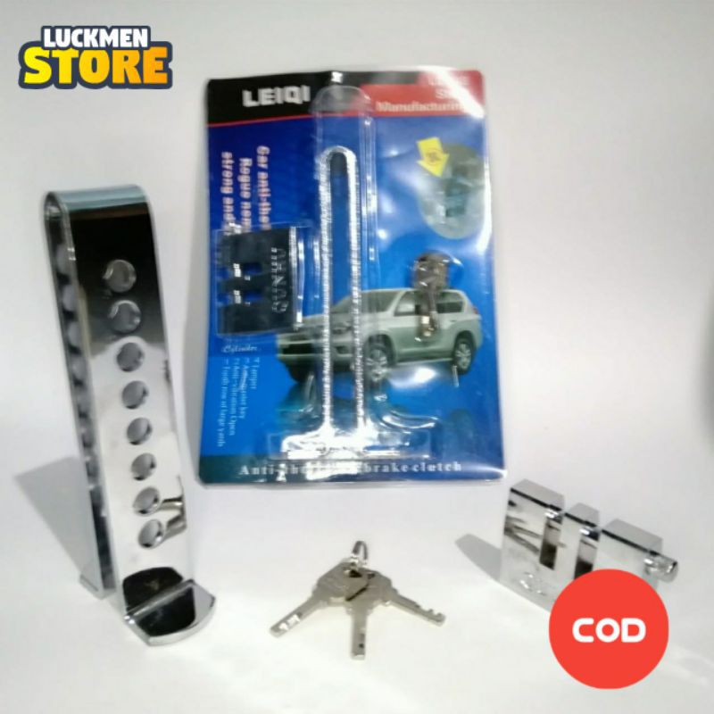 KUNCI PENGAMAN PEDAL KOPLING MOBIL GEMBOK SPECIAL ANTI MALING