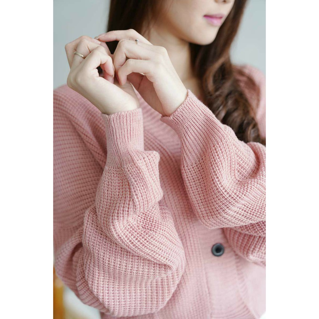 Cardigan Knit Blackhole Atasan Wanita Top