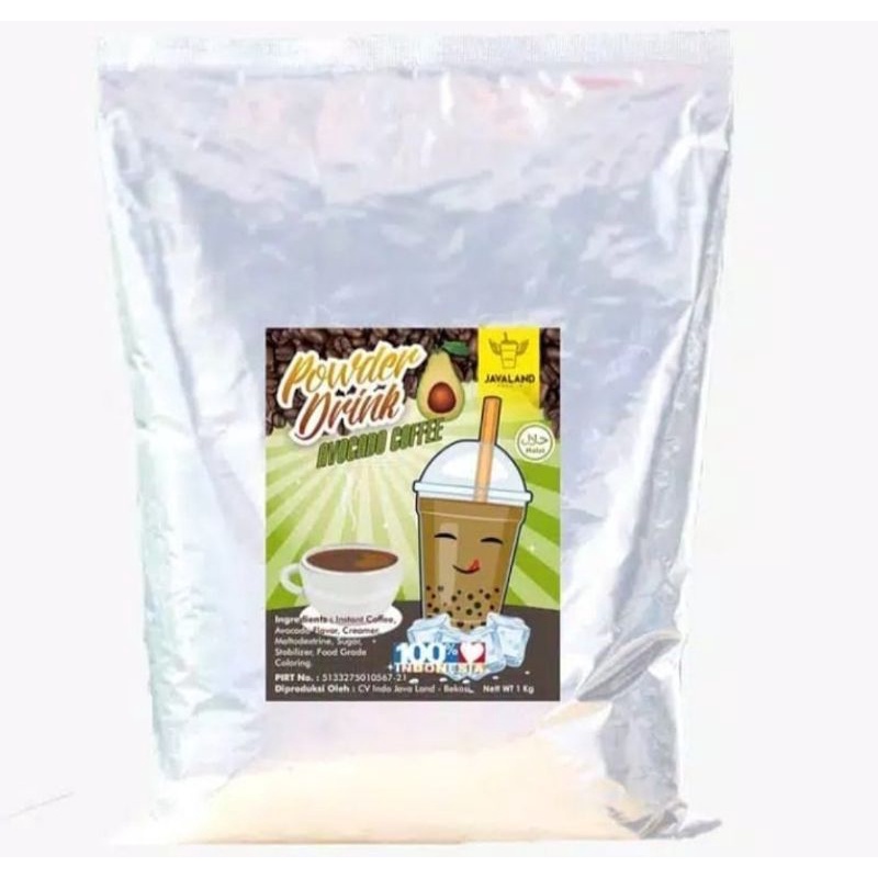 

bubuk minuman rasa avocado coffee