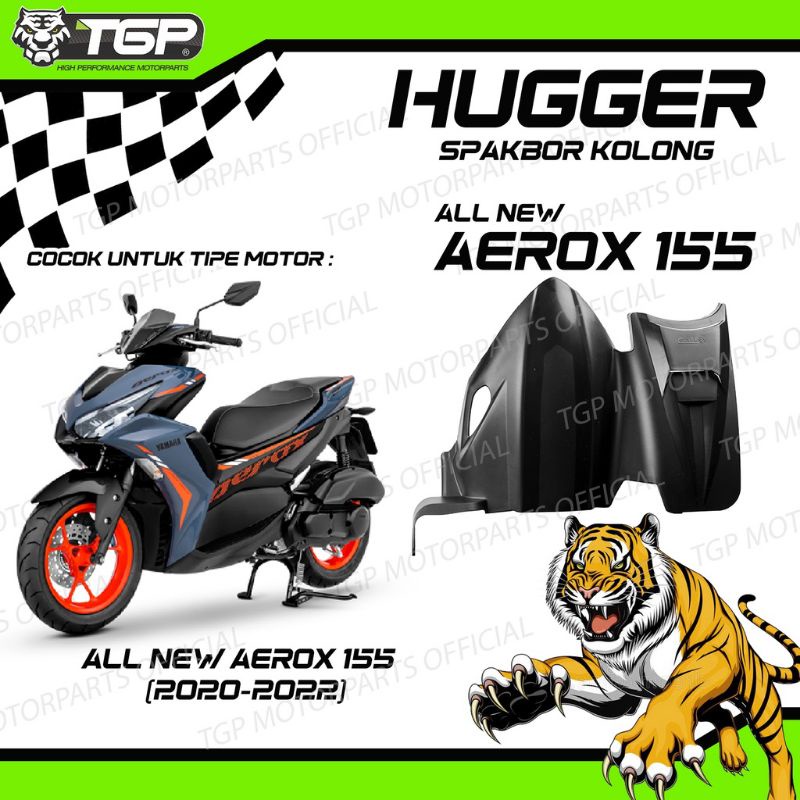 Tgp Hugger - Spakbor Kolong Motor Yamaha All New Aerox Connected - New Aerox 155 Tahun 2020-2022